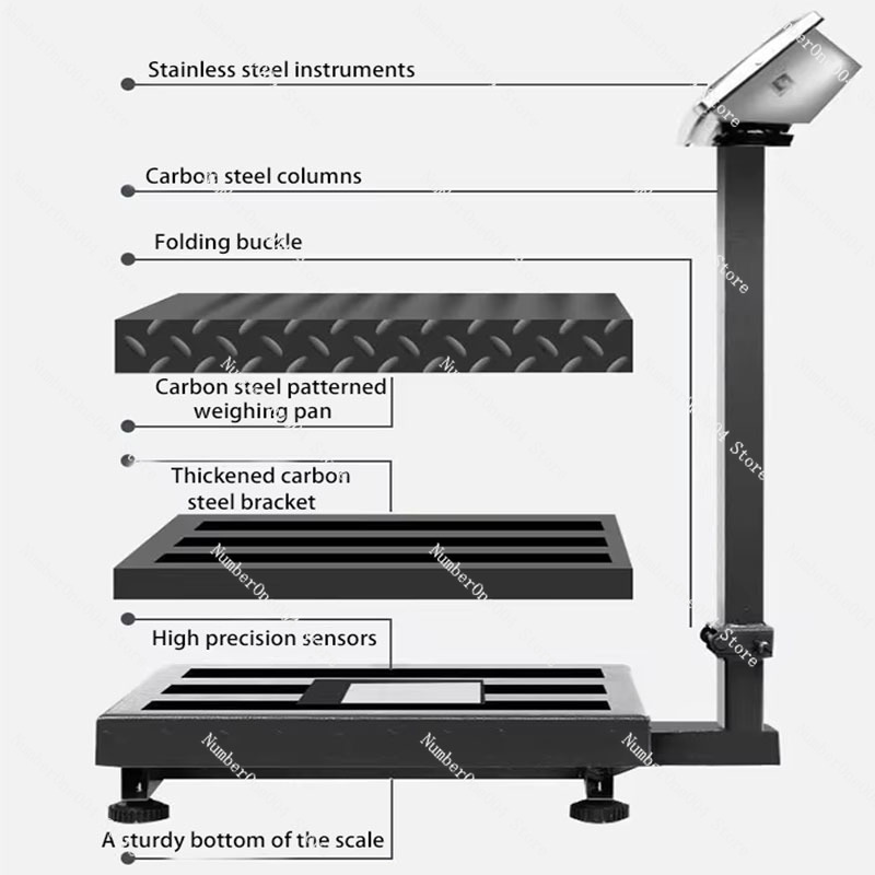 Diy Electronics Bench - 150kg Rechargeable Stainless Steel Electronic Platform