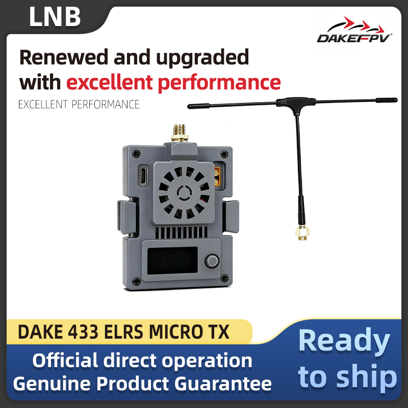 Rf 433Mhz Module - ELRS 433MHz/915MHz/2.4GHz 2W single-frequency single-antenna receiver