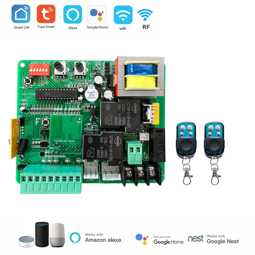 Diy Electronics Button - 220V-230V AC Sliding Gate Motor Control