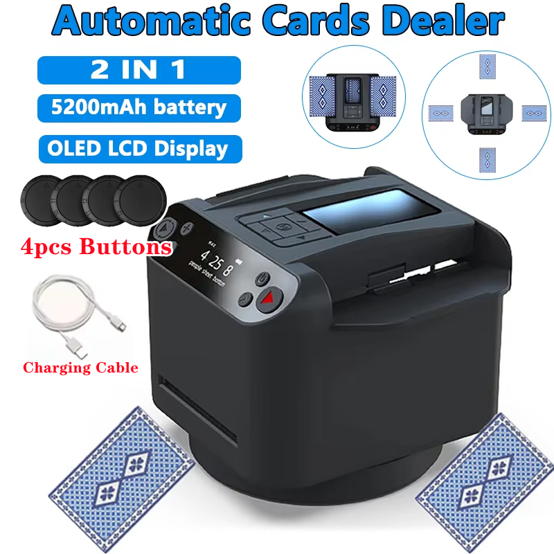 Oled Display Module - 360° Fully Automatic Card Shuffle Dealer