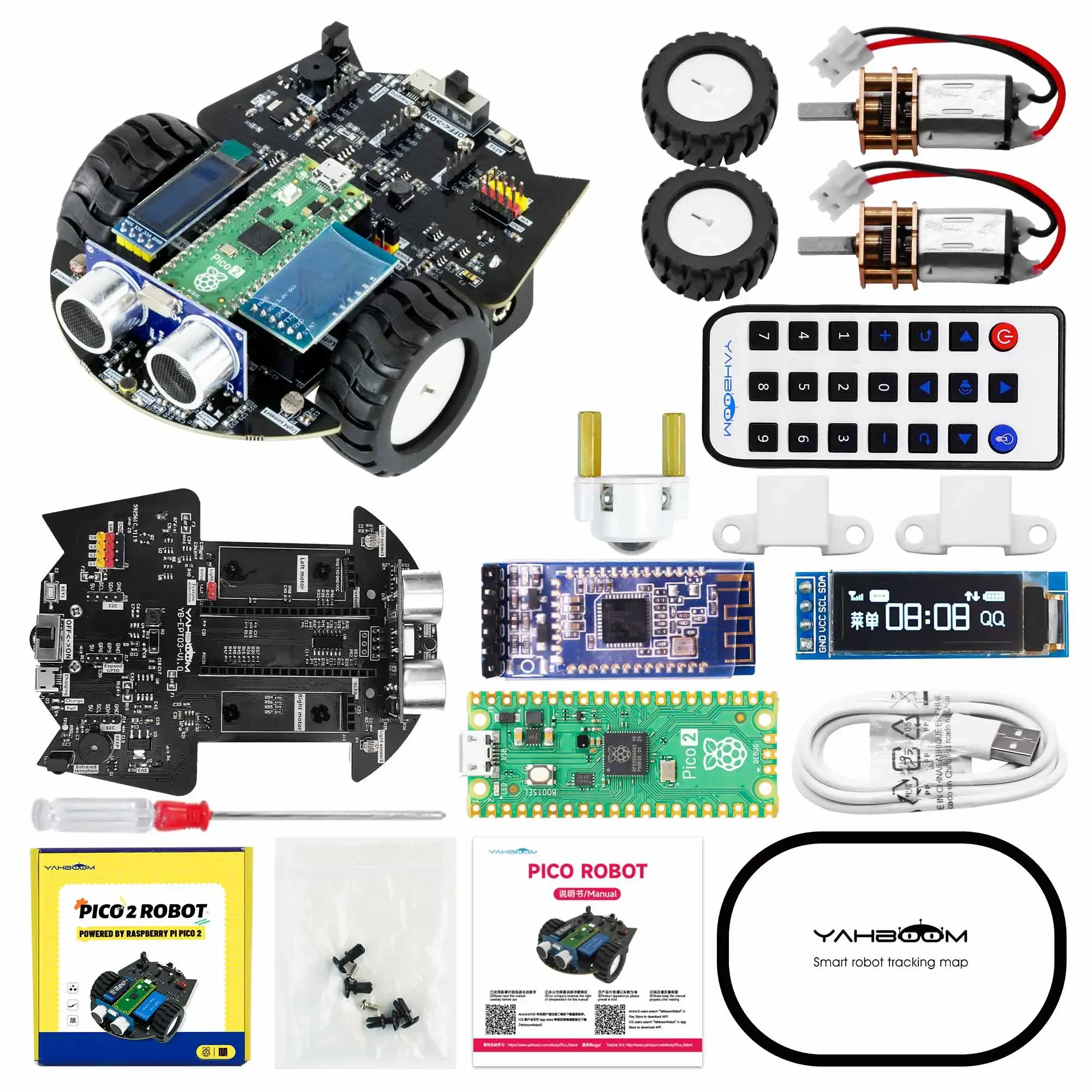 Yahboom Raspberry Pi Pico 2 Ro - đánh giá và giá Diy Electronic