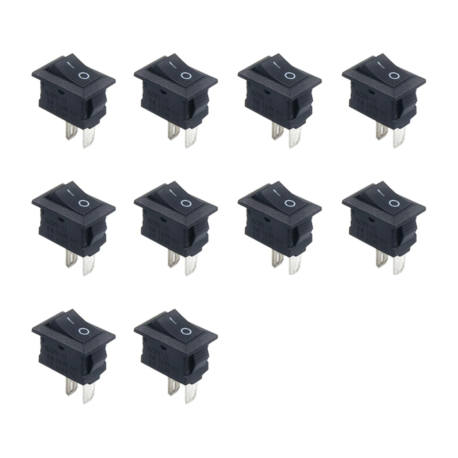 10PCS Rocker Switch 31x10mm 2  - đánh giá và giá Diy Boat Electronics