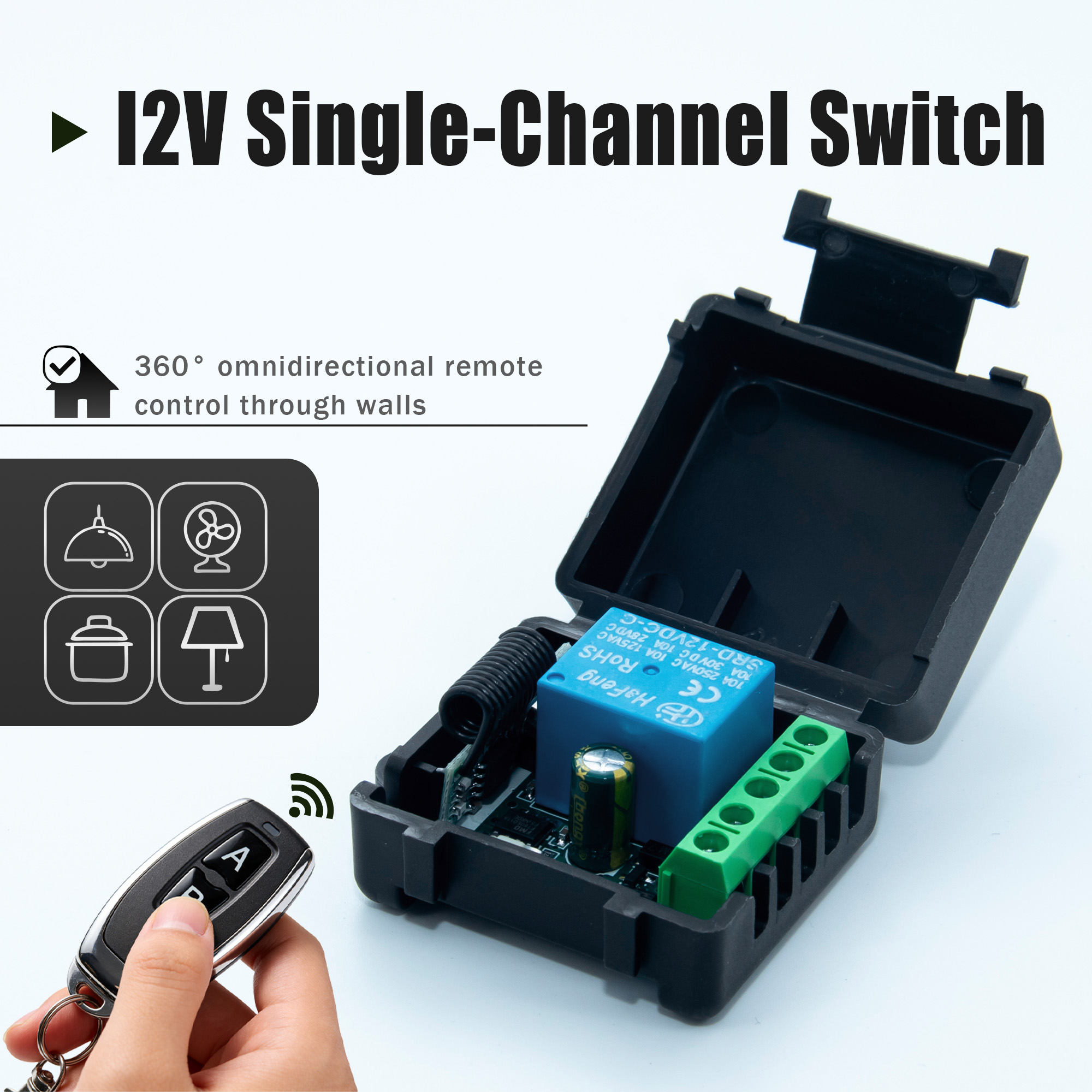 DC 12V 433MHz Wireless Remote  - đánh giá và giá Rf 433Mhz Module