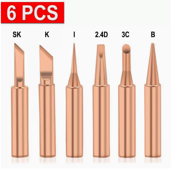 5PCS 900M Soldering Iron Tip S - đánh giá và giá Diy Electronics Bench