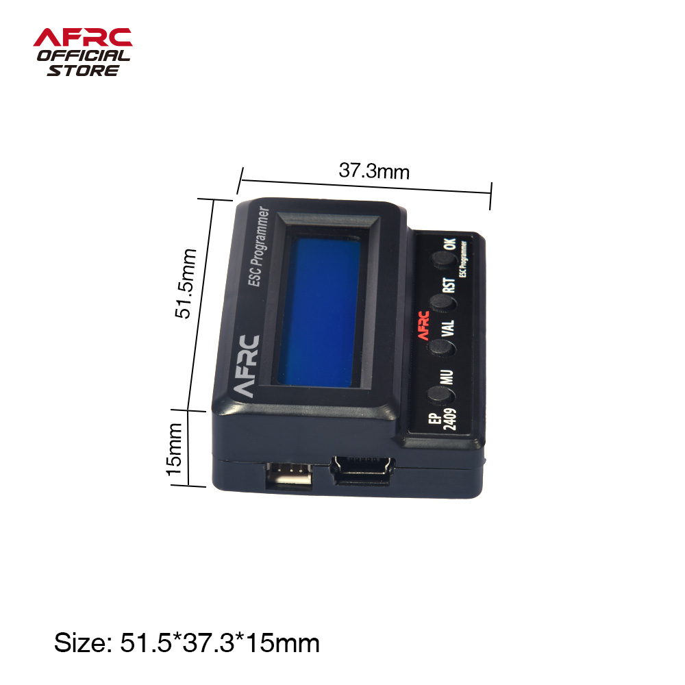 AFRC EP2409 LCD ESC programmer - đánh giá và giá Diy Electronic