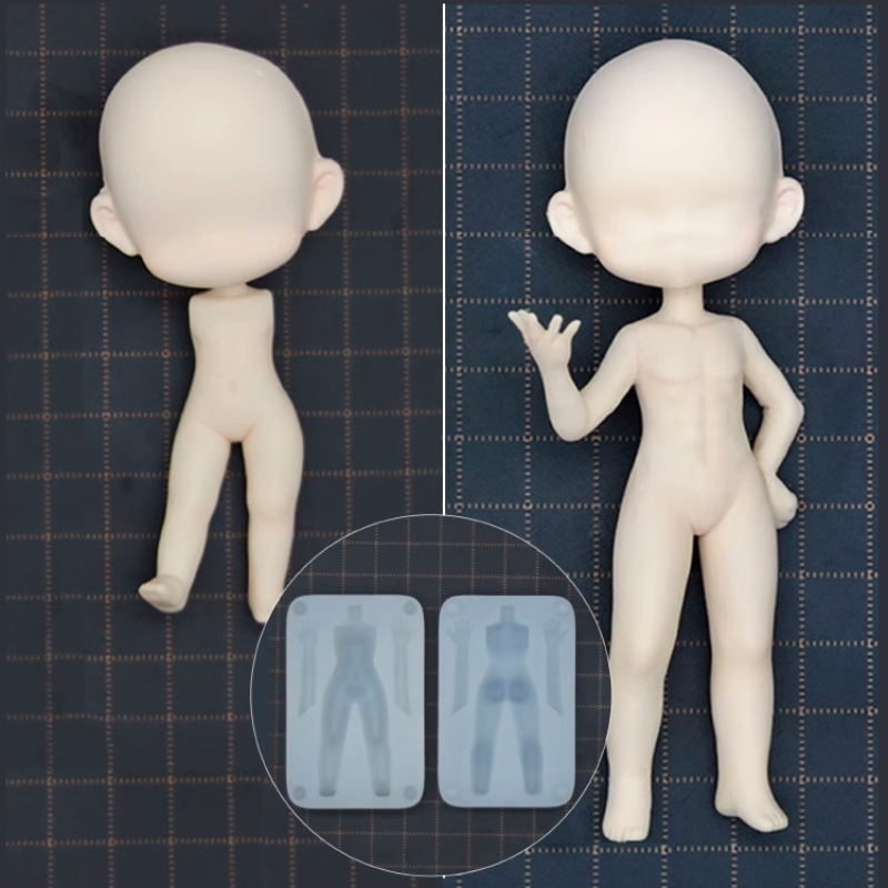 6cm/8cm Q Version of Man Body  - đánh giá và giá Diy Q