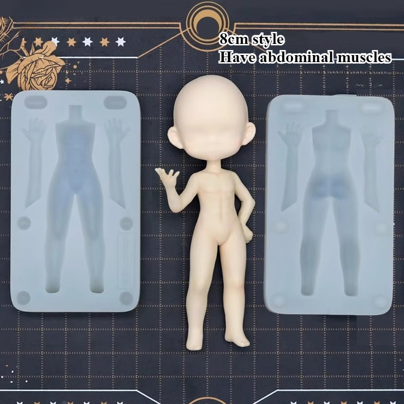 6cm/8cm Q Version of Man Body  - đánh giá và giá Diy Q