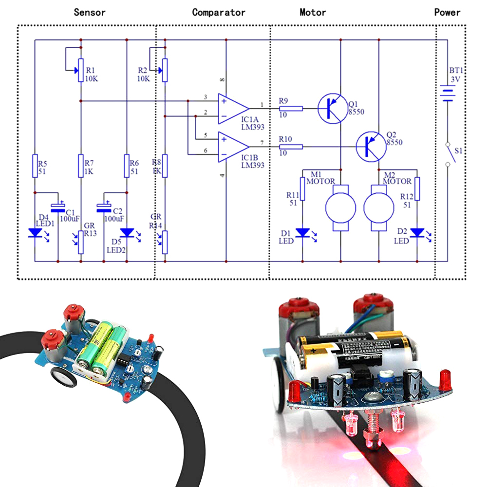 Smart Car DIY Electronics Kit  - đánh giá và giá Diy Electronics Projects For Students