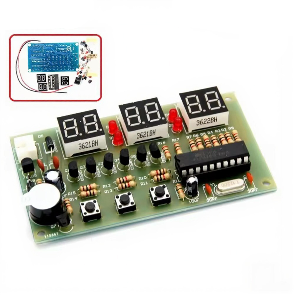 12V Digital Clock DIY Kit Alar - đánh giá và giá Useful Diy Electronics