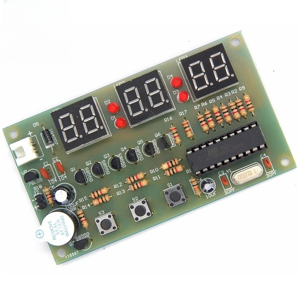 12V Digital Clock DIY Kit Alar - đánh giá và giá Useful Diy Electronics