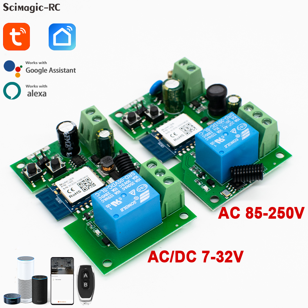 WiFi Smart Switch Garage Door  - đánh giá và giá Rf 433Mhz Module