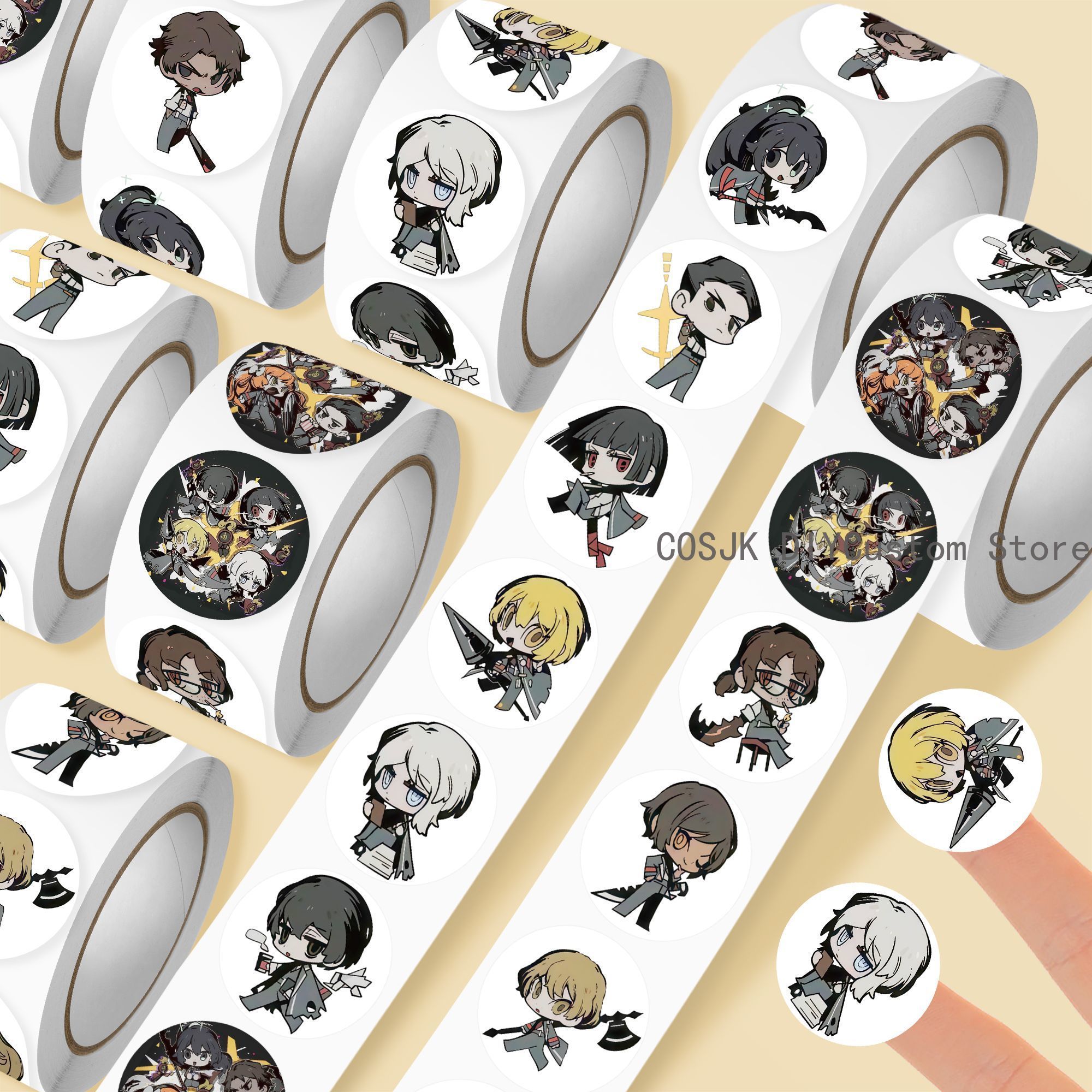 500Pc/Roll Anime Limbus Compan - đánh giá và giá Diy Q