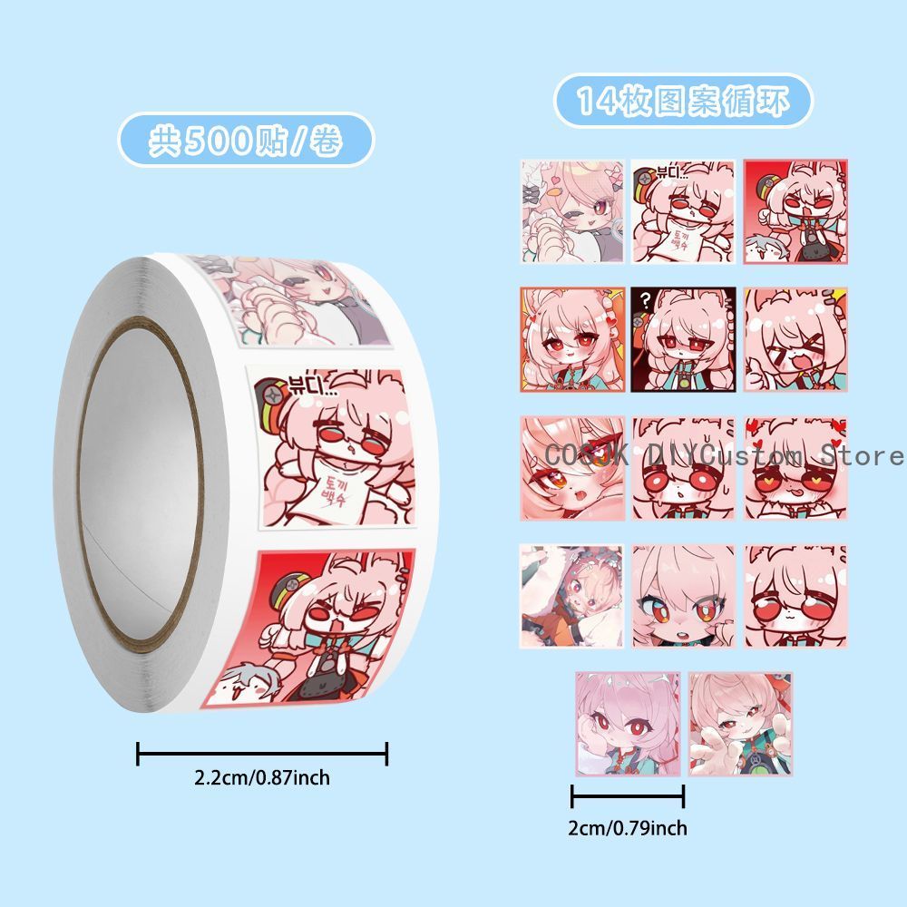 500Pc/Roll Anime Zenless Zone  - đánh giá và giá Diy Q