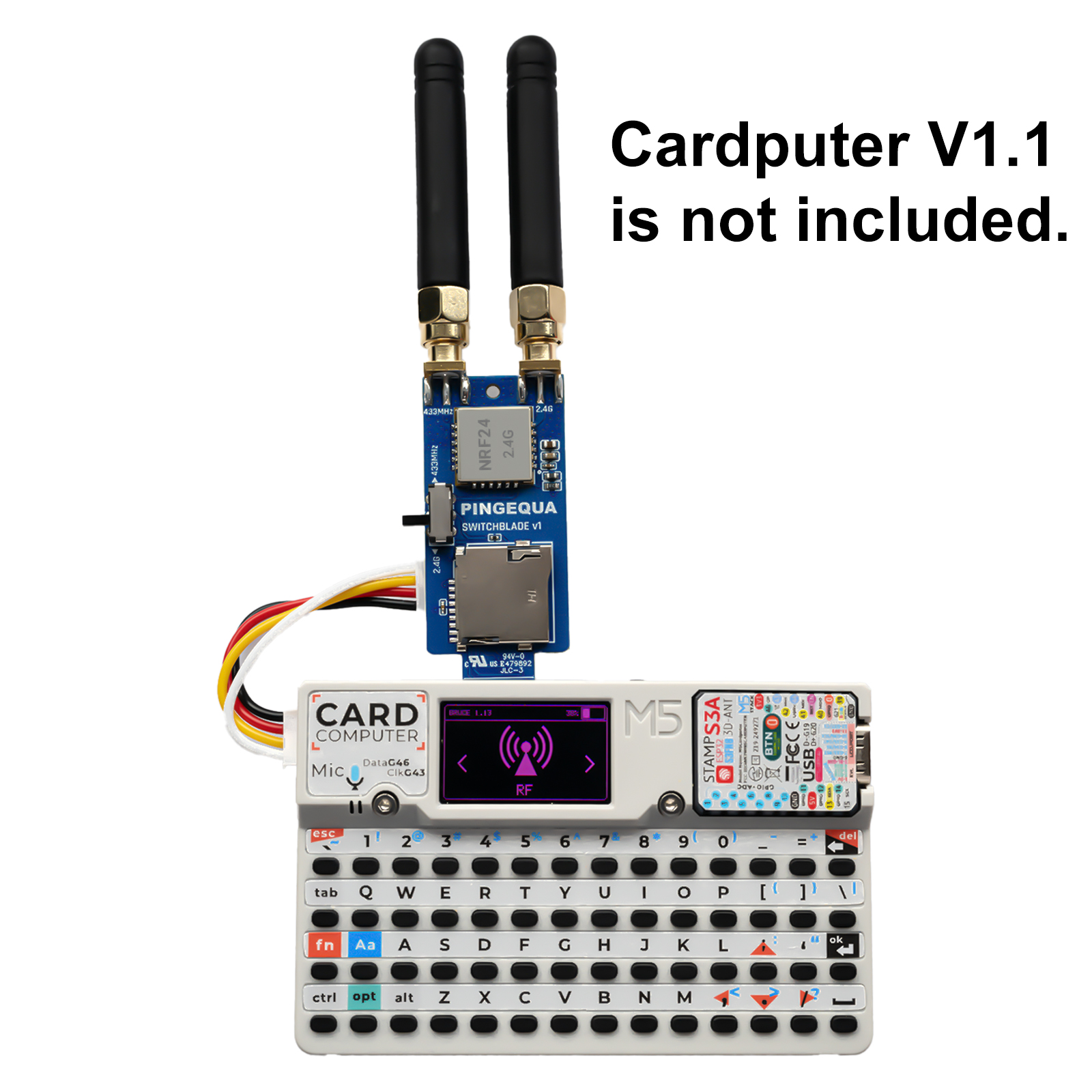 M5stack CardPuter CC1101 NRF24 - đánh giá và giá Rf 433Mhz Module