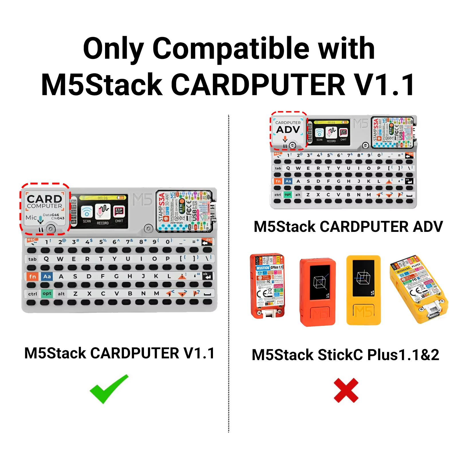 M5stack CardPuter CC1101 NRF24 - đánh giá và giá Rf 433Mhz Module