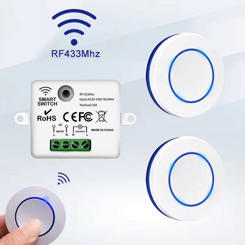 RF 433MHz Wireless Remote Cont - đánh giá và giá Diy Electronics Button