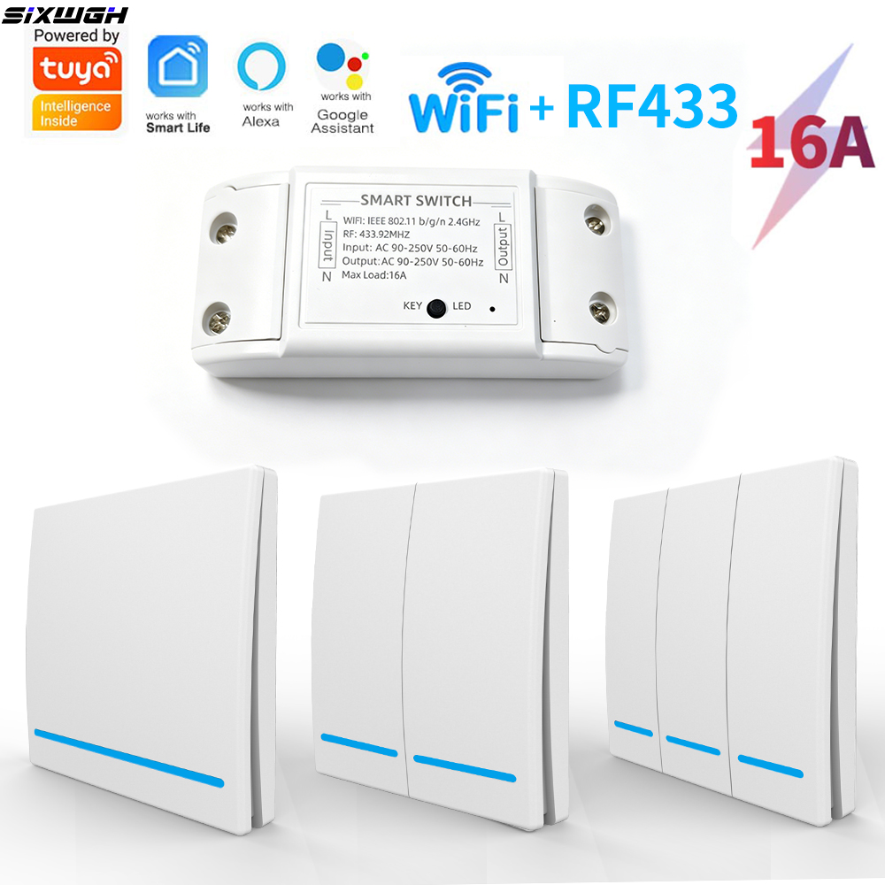 16A Tuya Wifi Smart Switch RF4 - đánh giá và giá Rf 433Mhz Module