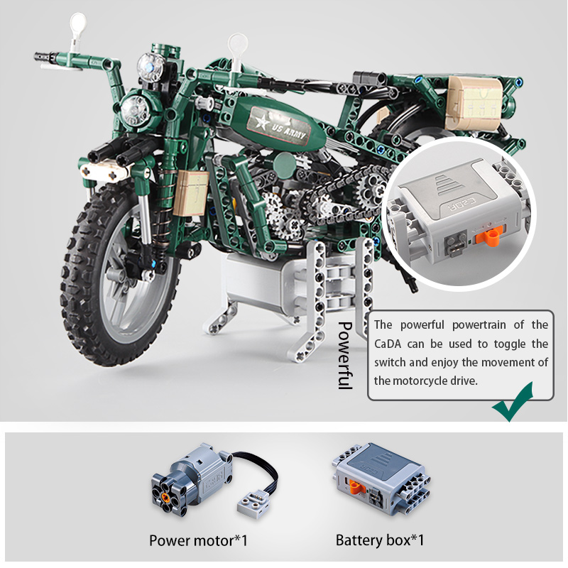 Cada 550PCS City Series Electr - đánh giá và giá Diy Motorcycle Electronics