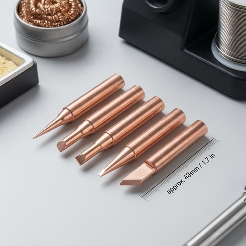 900M Soldering Iron Tip Set 5P - đánh giá và giá Diy Electronics Bench