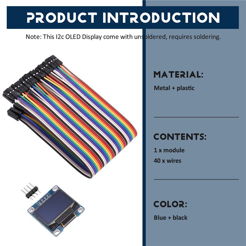 A97I-I2C OLED Display 0.96 Inc - đánh giá và giá Oled Display Module