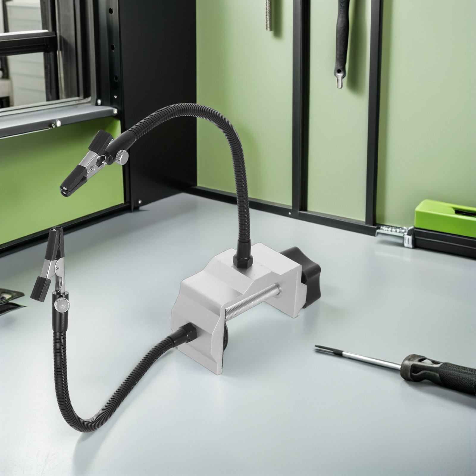 Bench Vise Third Hand Solderin - đánh giá và giá Diy Electronics Bench