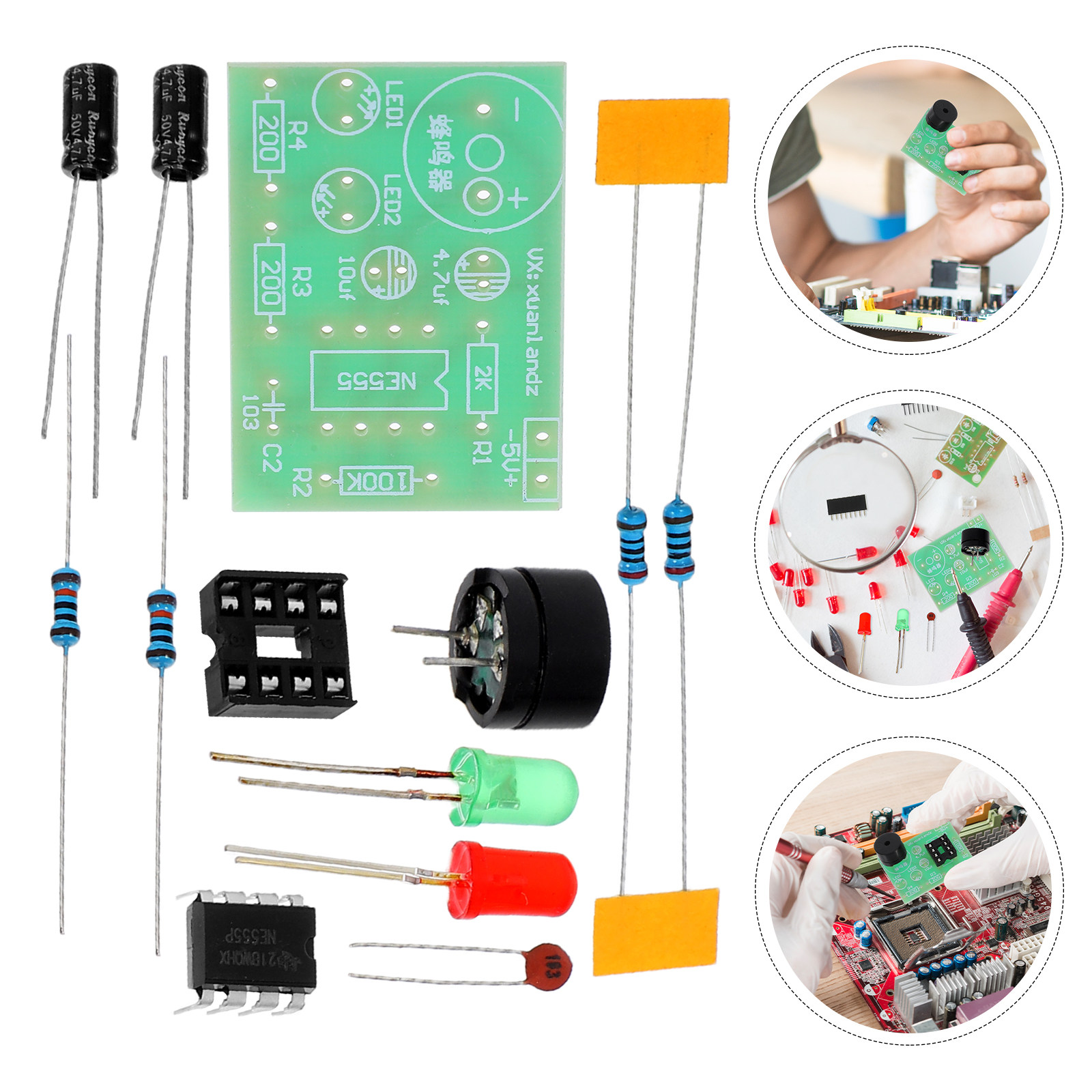 3Pcs Electronics Training Kit  - đánh giá và giá Diy Electronic