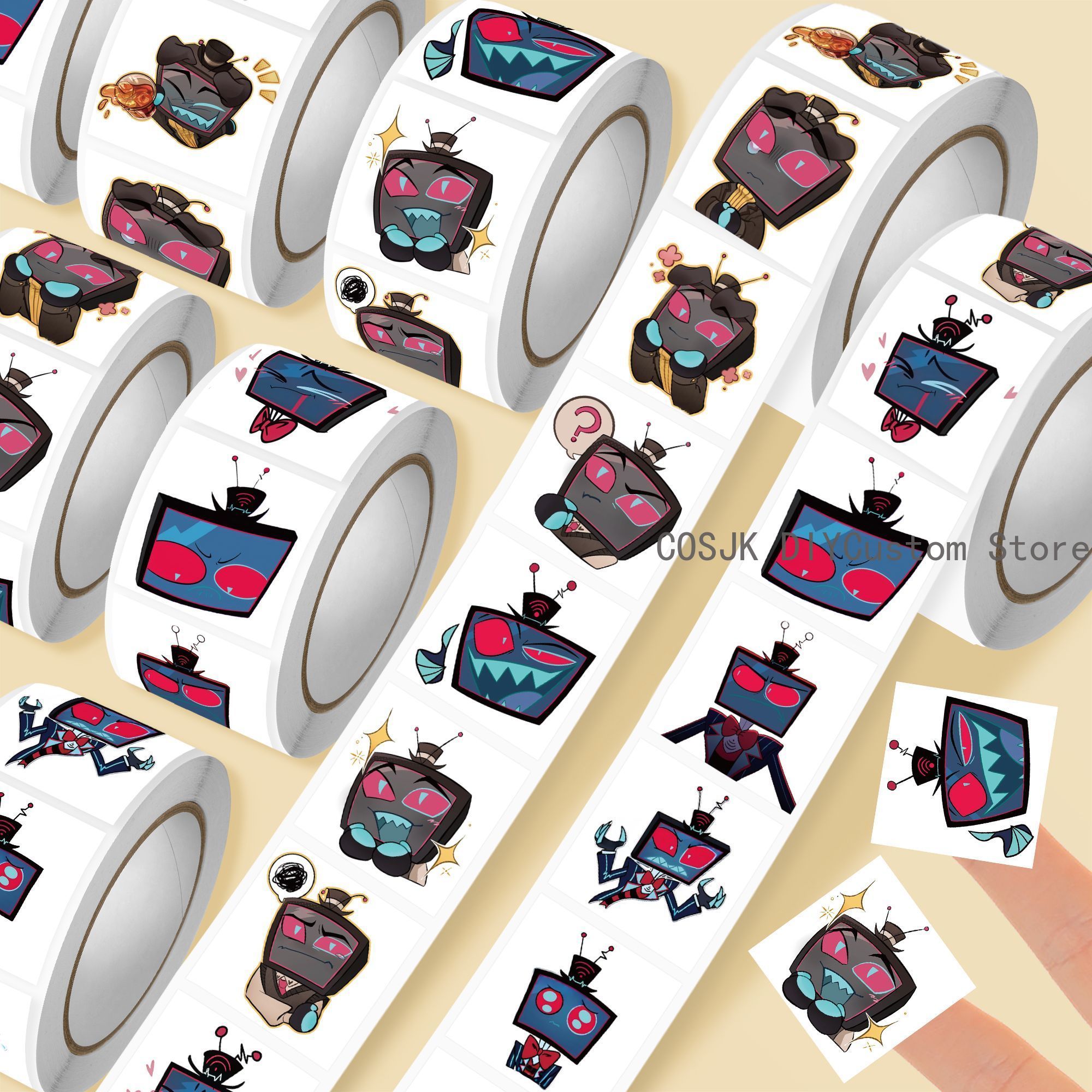 500Pc/Roll Anime Vox Q Version - đánh giá và giá Diy Q