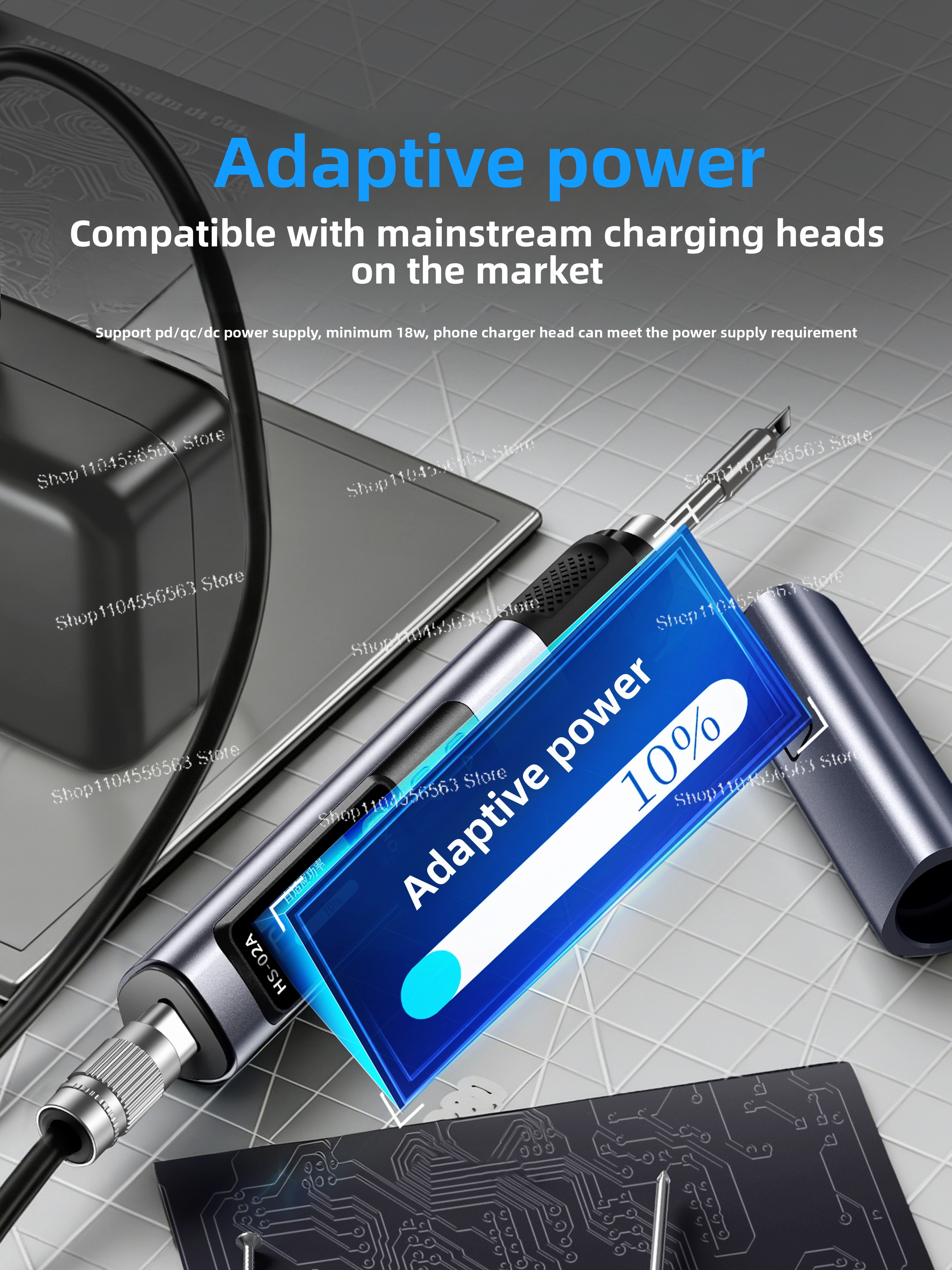 Smart Soldering Iron Kit HS02  - đánh giá và giá Diy Electronics Workstation