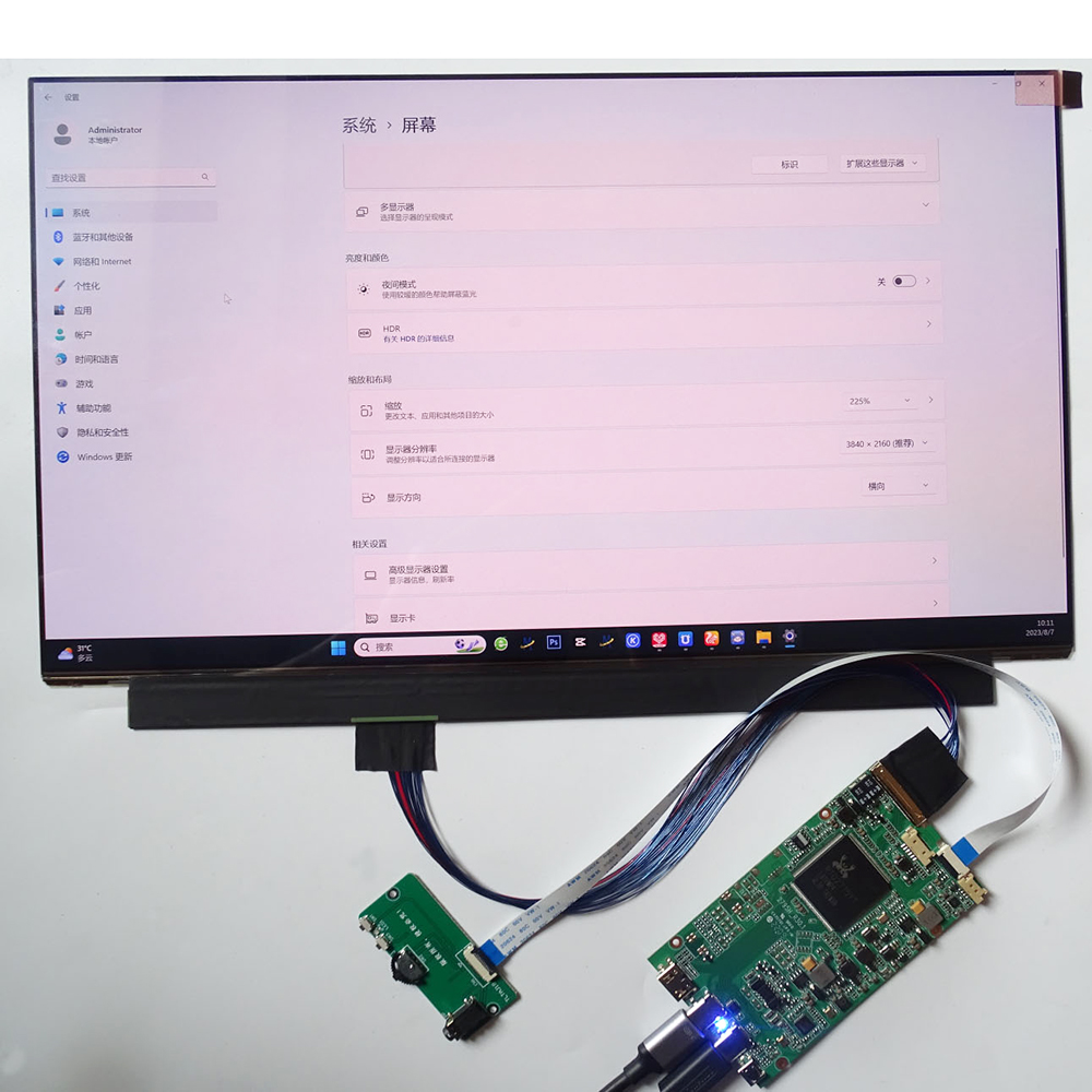 15.6 Inch 4K LCD Controller Bo - đánh giá và giá Oled Display Module