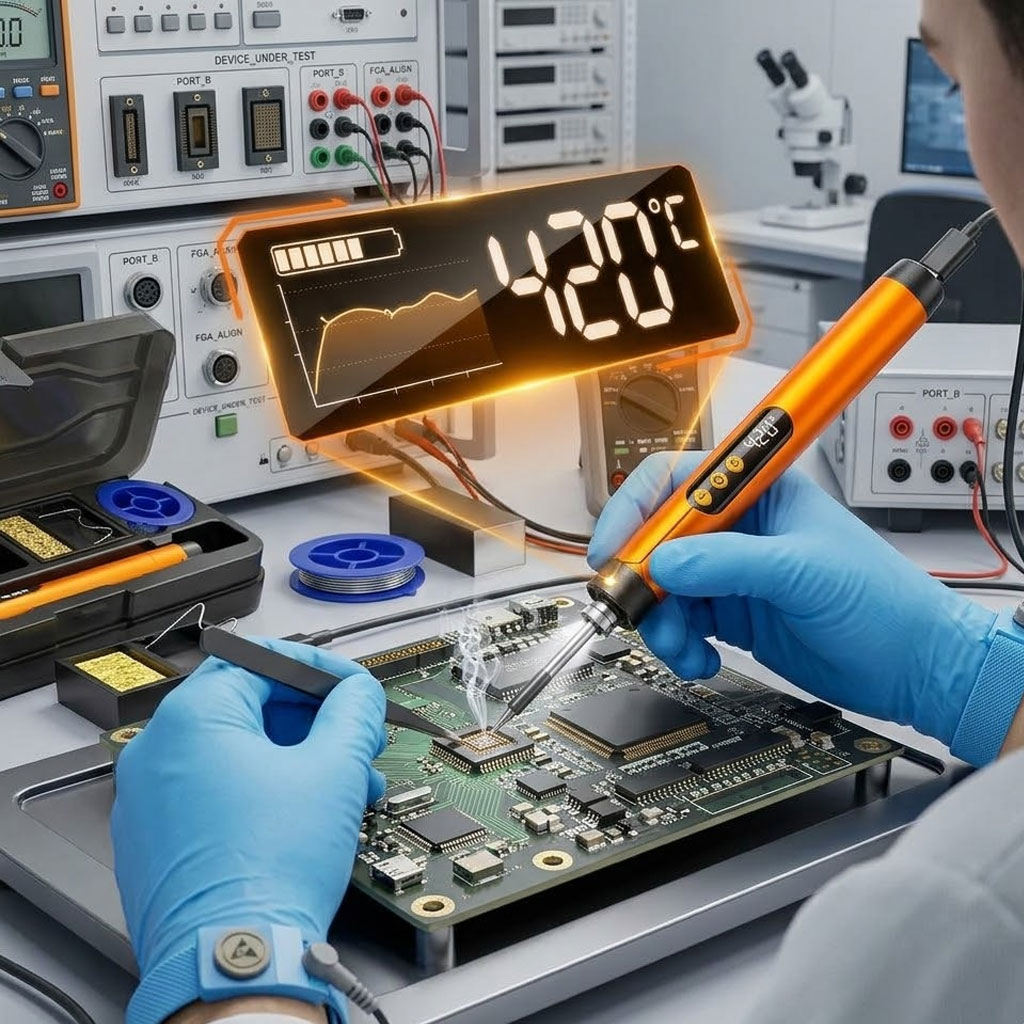 Portable Cordless Soldering Ir - đánh giá và giá Diy Electronics Bench