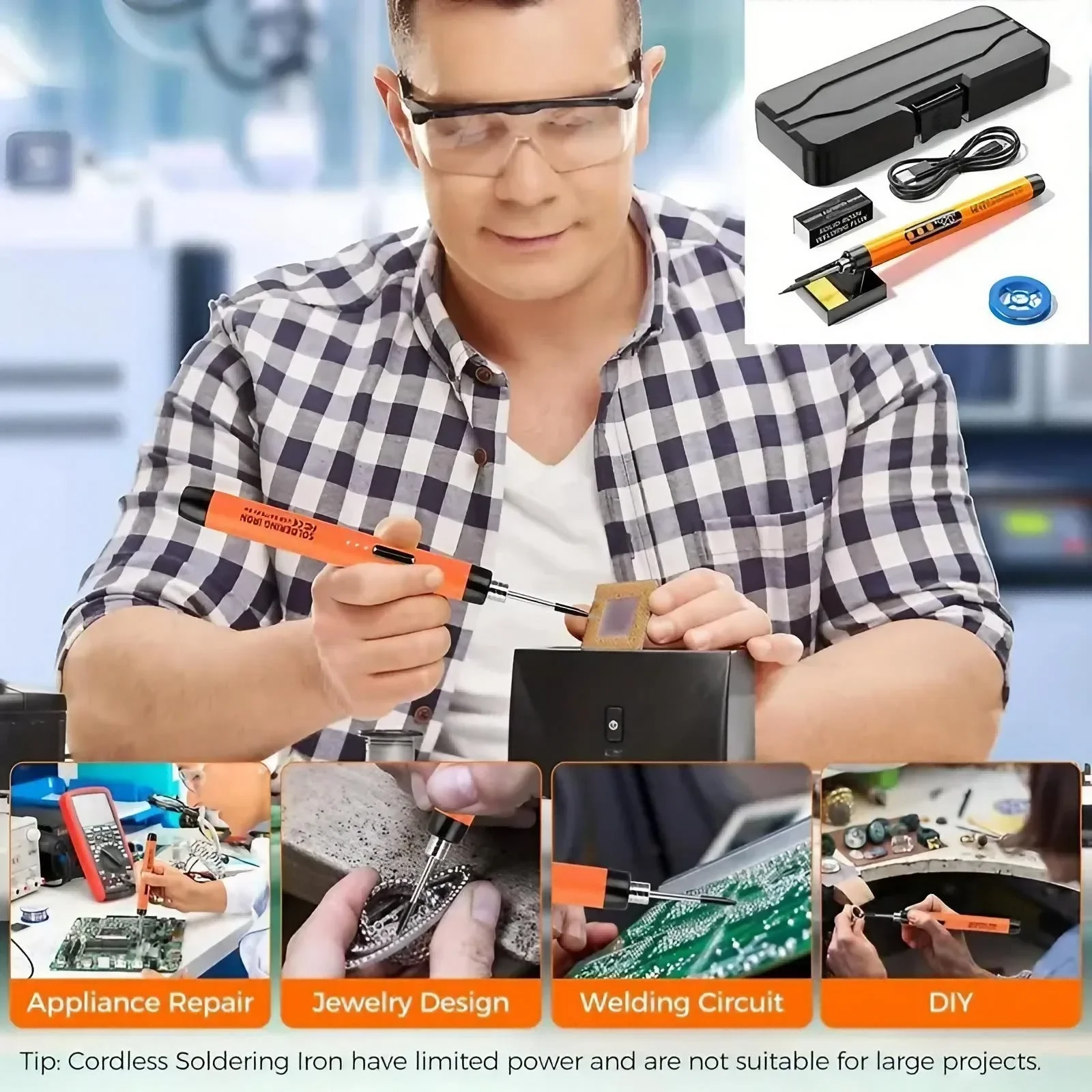 Portable Cordless Soldering Ir - đánh giá và giá Diy Electronics Bench