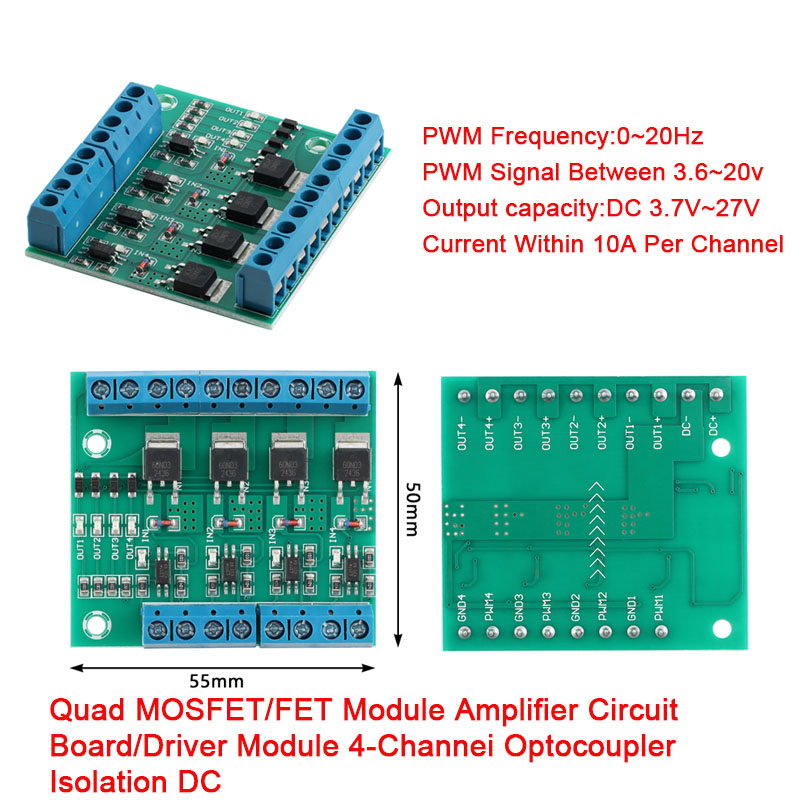 MOS FET F5305S 60N03 4 Channel - đánh giá và giá Diy Electronics Motor