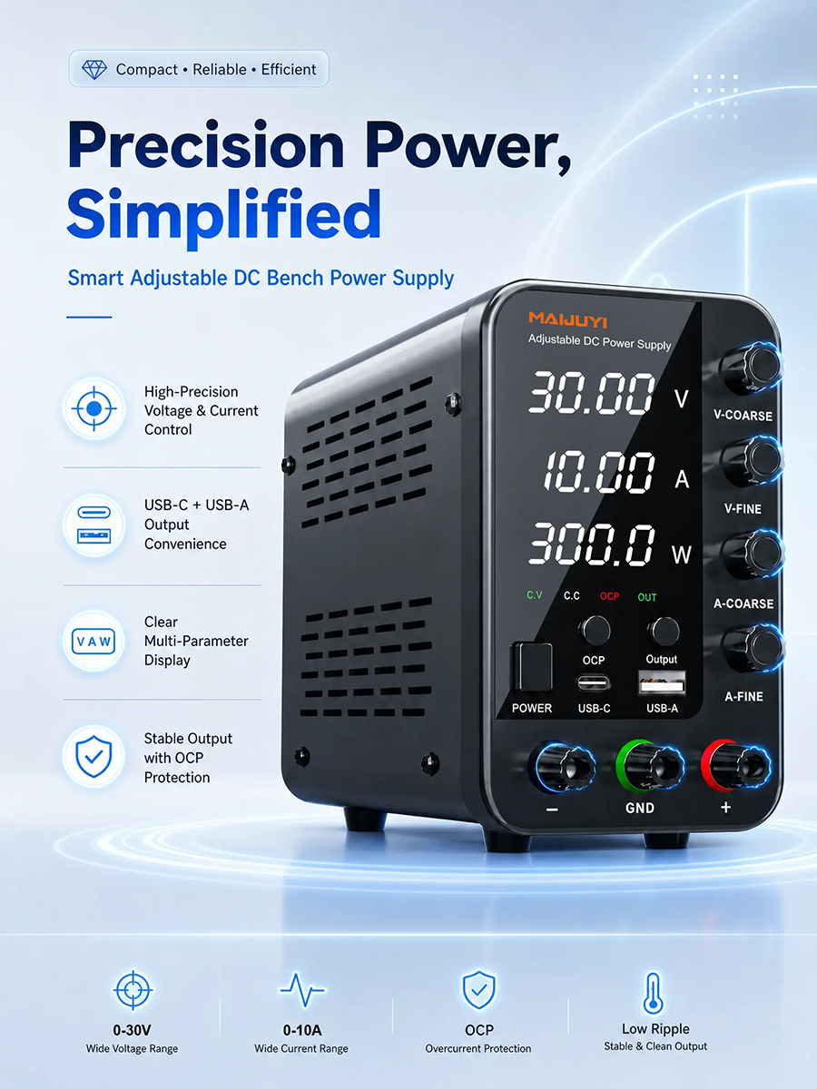 DC Power Supply Multi-spec 30V - đánh giá và giá Dc Power Supply Variable