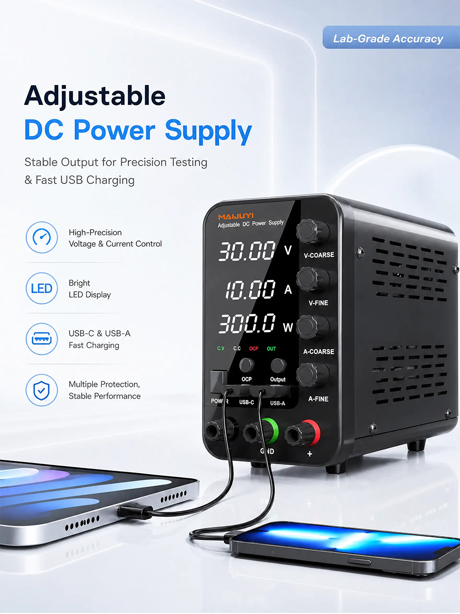 DC Power Supply Multi-spec 30V - đánh giá và giá Dc Power Supply Variable