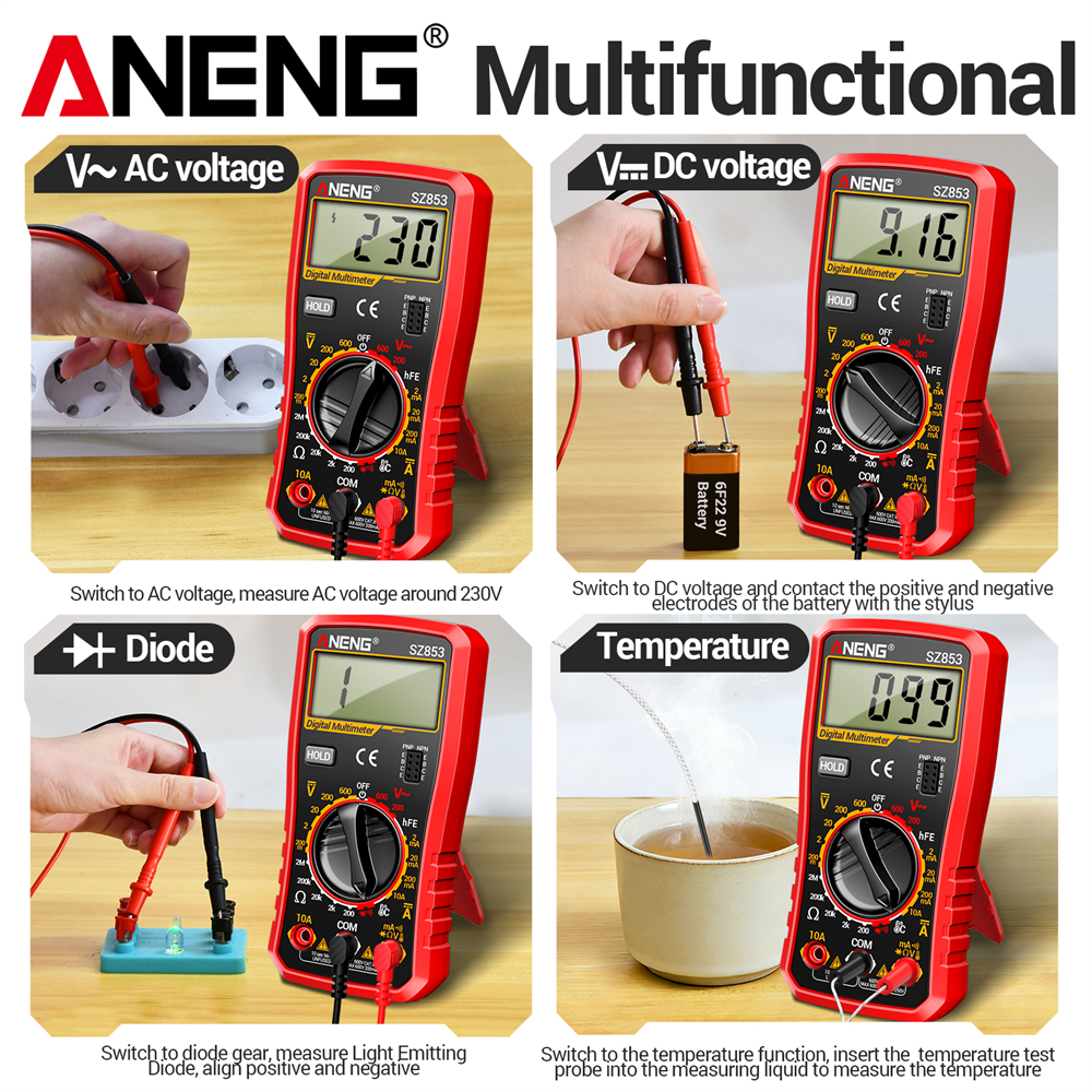 ANENG SZ853 High Precision Dig - đánh giá và giá Useful Diy Electronics