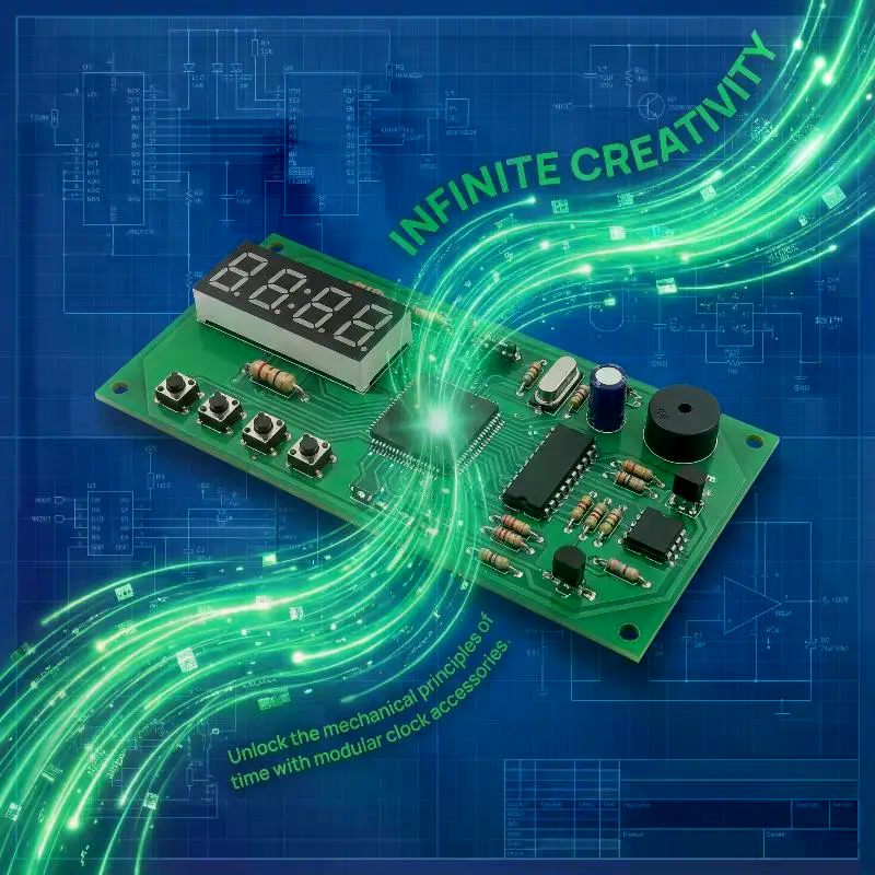 DIY Digital LED Clock Kit 4 Di - đánh giá và giá Diy Electronics Projects For Students