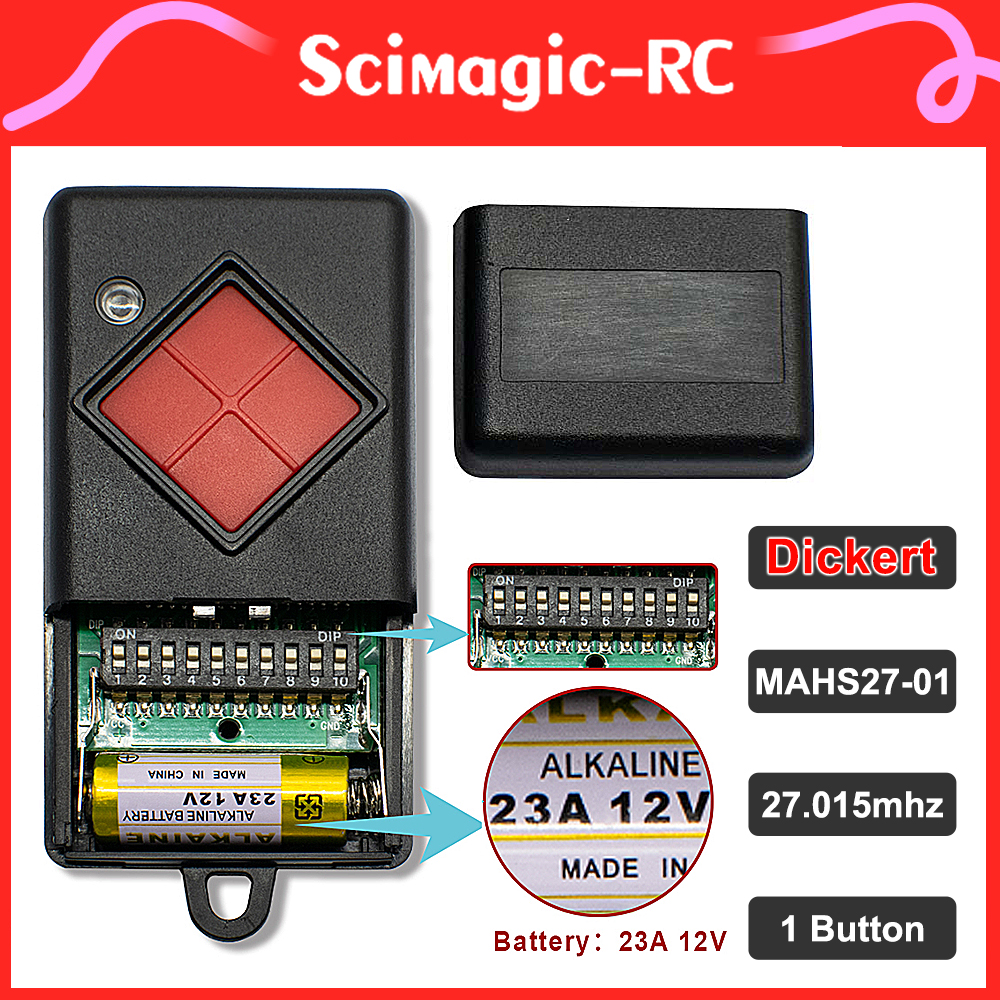 100% Compatible DICKERT 27 mhz - đánh giá và giá Diy Electronics Button