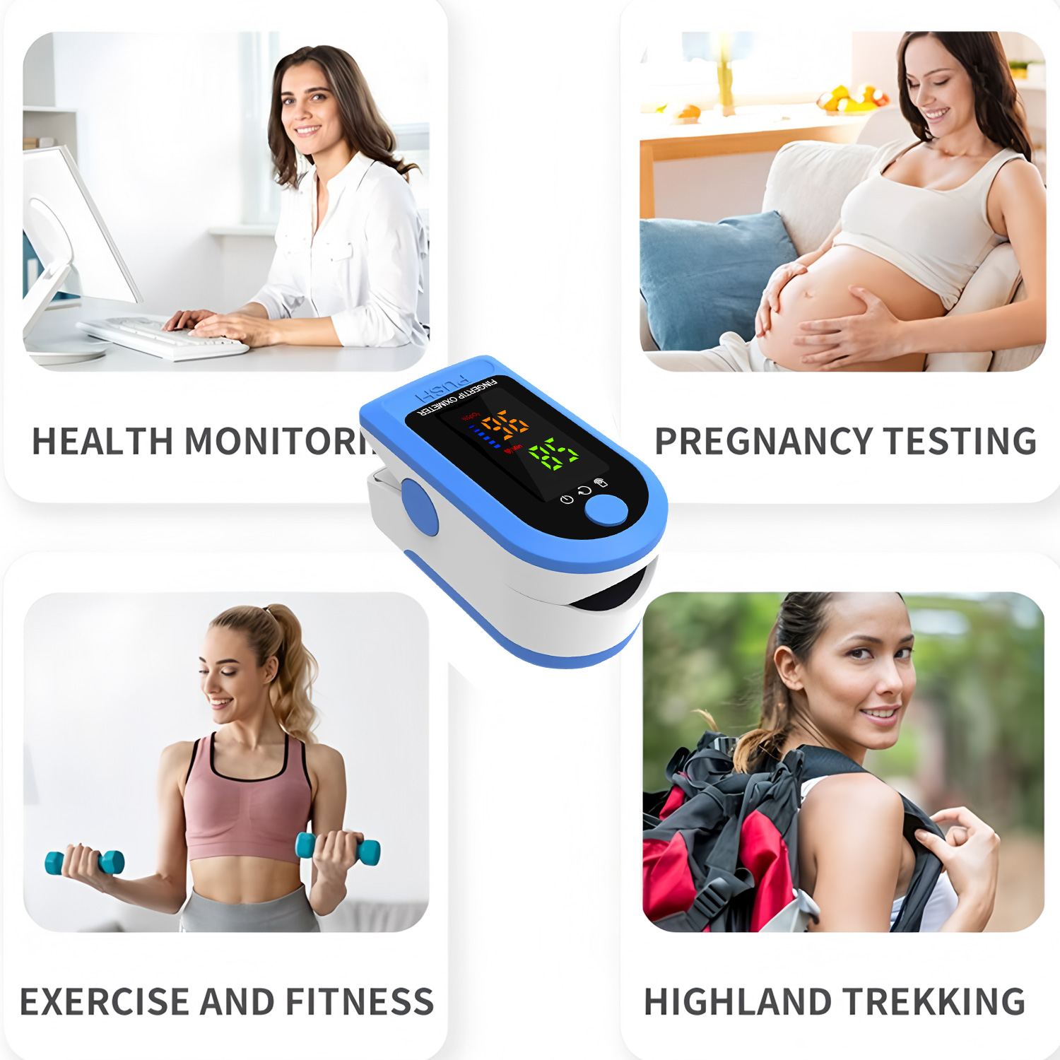 Finger Pulse Oximeter Medical  - đánh giá và giá Oled Display Module