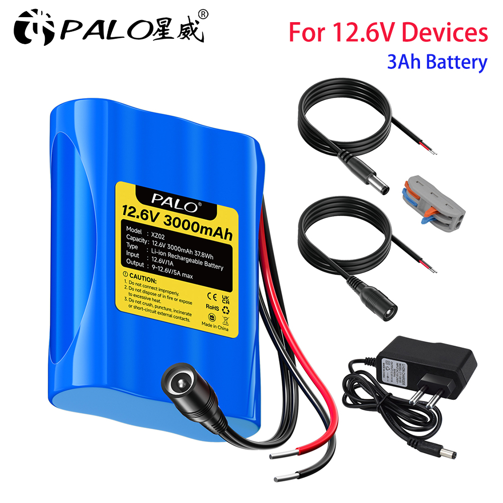 12.6V 3000mAh Rechargeable Bat - đánh giá và giá Diy Boat Electronics
