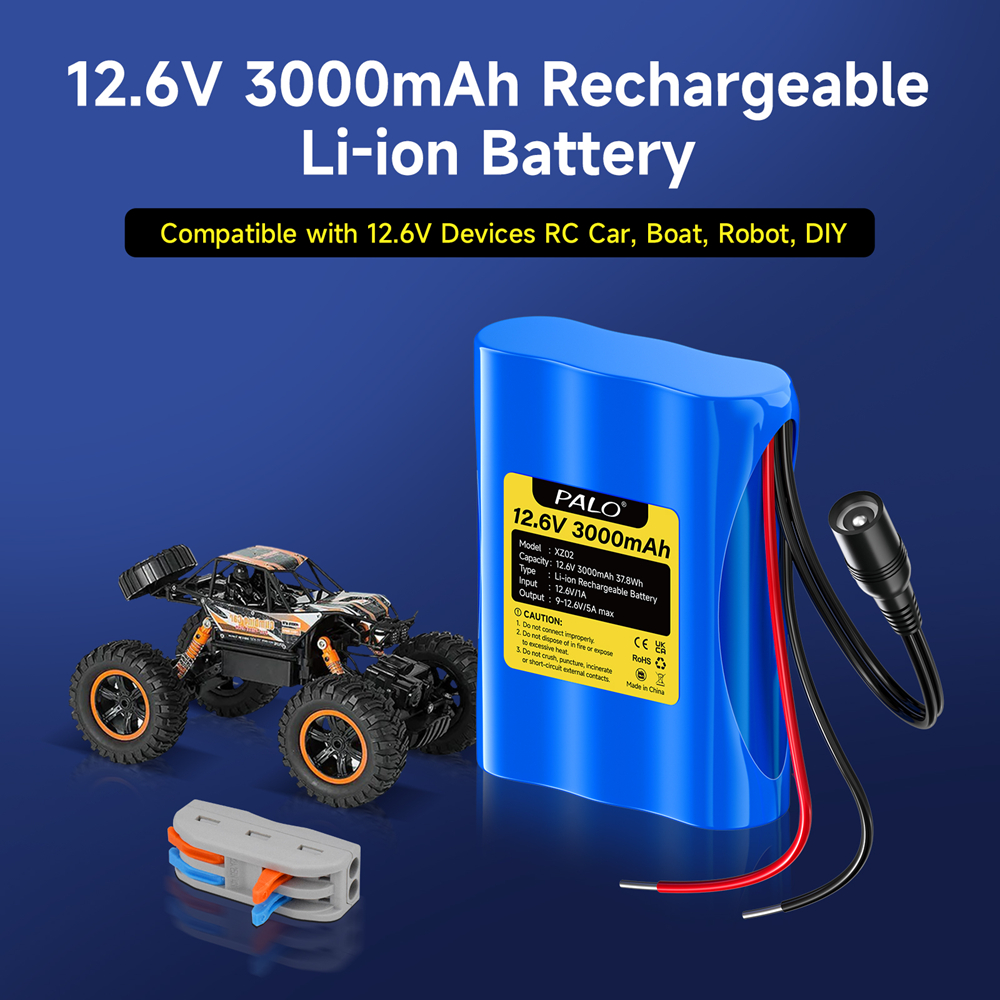 12.6V 3000mAh Rechargeable Bat - đánh giá và giá Diy Boat Electronics