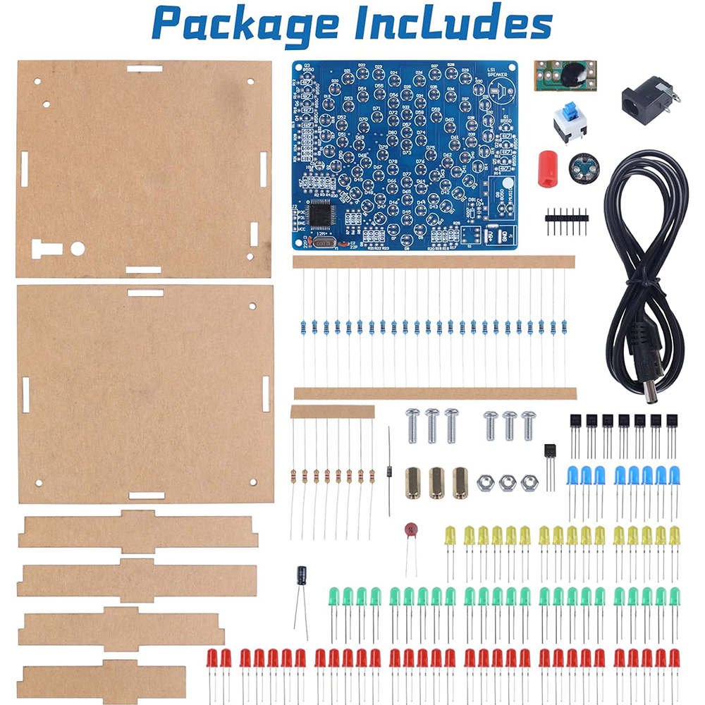 DIY LED Electronic Kit Heart S - đánh giá và giá Diy Electronics Projects For Students