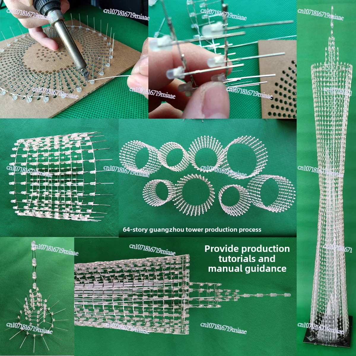 64-Floor Canton Tower DIY Kit  - đánh giá và giá Diy Electronic