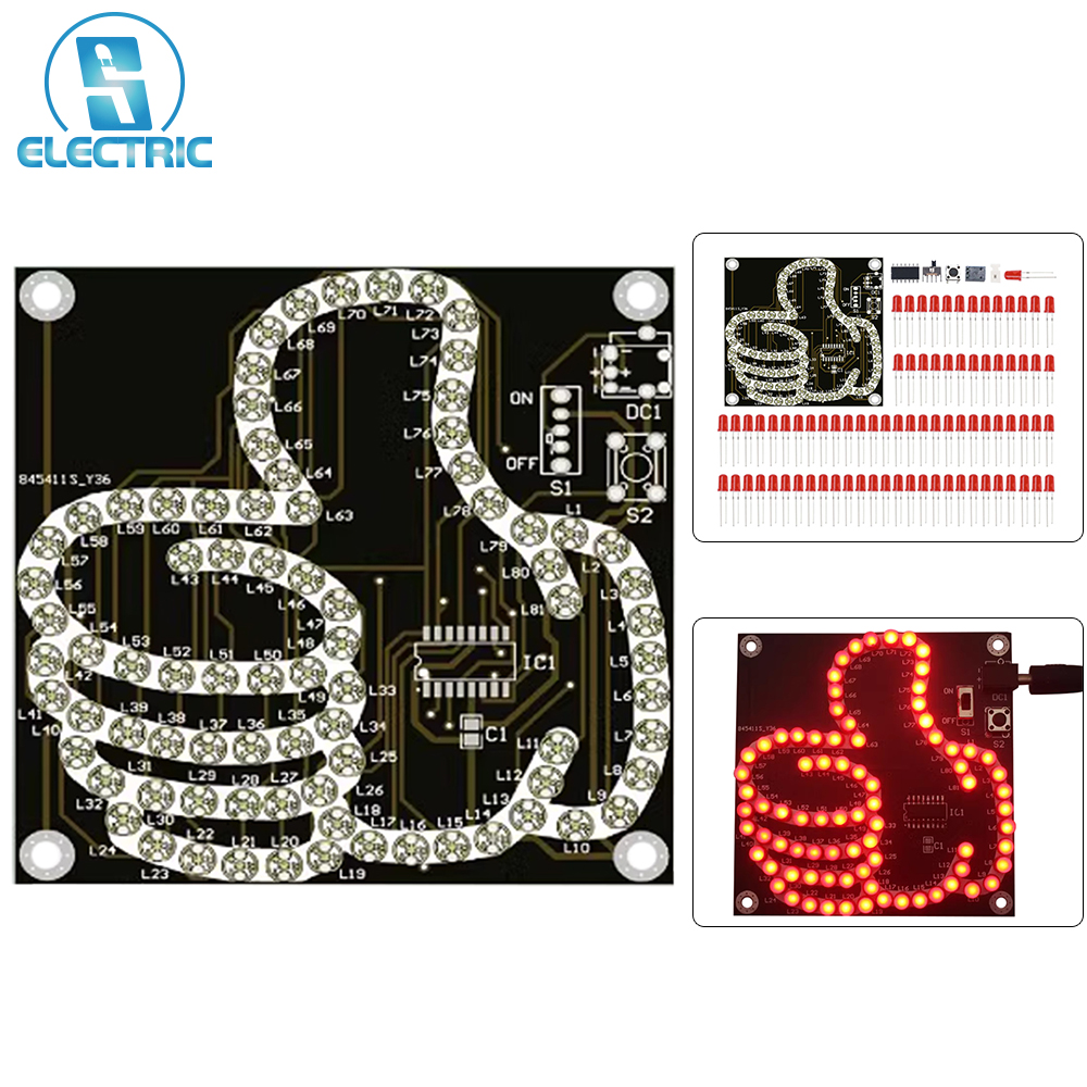 DIY Soldering Kit Thumb Sign L - đánh giá và giá Diy Electronics Projects For Students