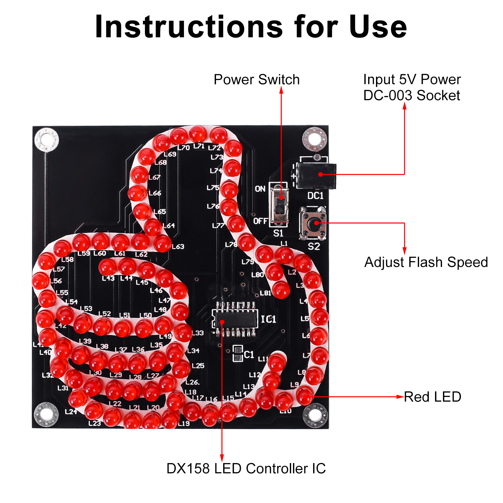 DIY Soldering Kit Thumb Sign L - đánh giá và giá Diy Electronics Projects For Students