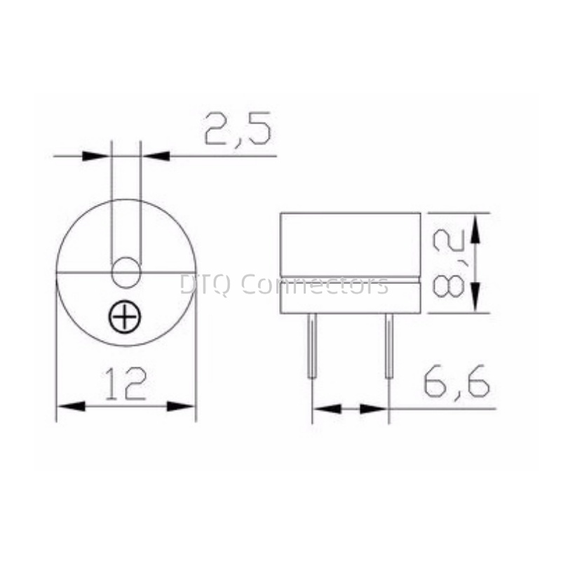 Passive Buzzer AC 12MMx8.5MM 1 - đánh giá và giá Useful Diy Electronics