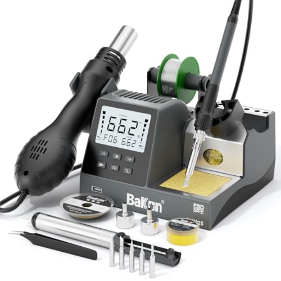 BK602S 2 in1 Soldering Iron Ho - đánh giá và giá Diy Electronics Workstation