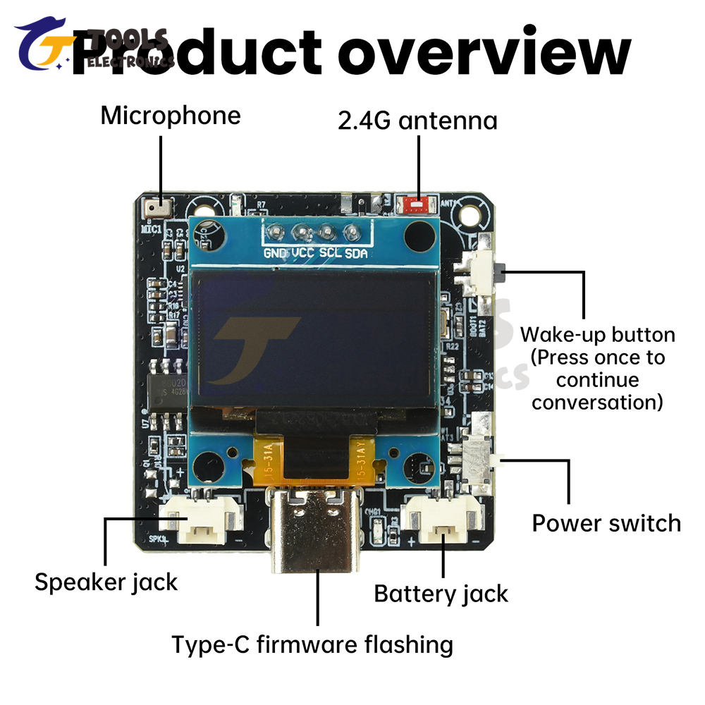 ESP32-C3 Xiaozhi AI Voice Dial - đánh giá và giá Oled Display Module
